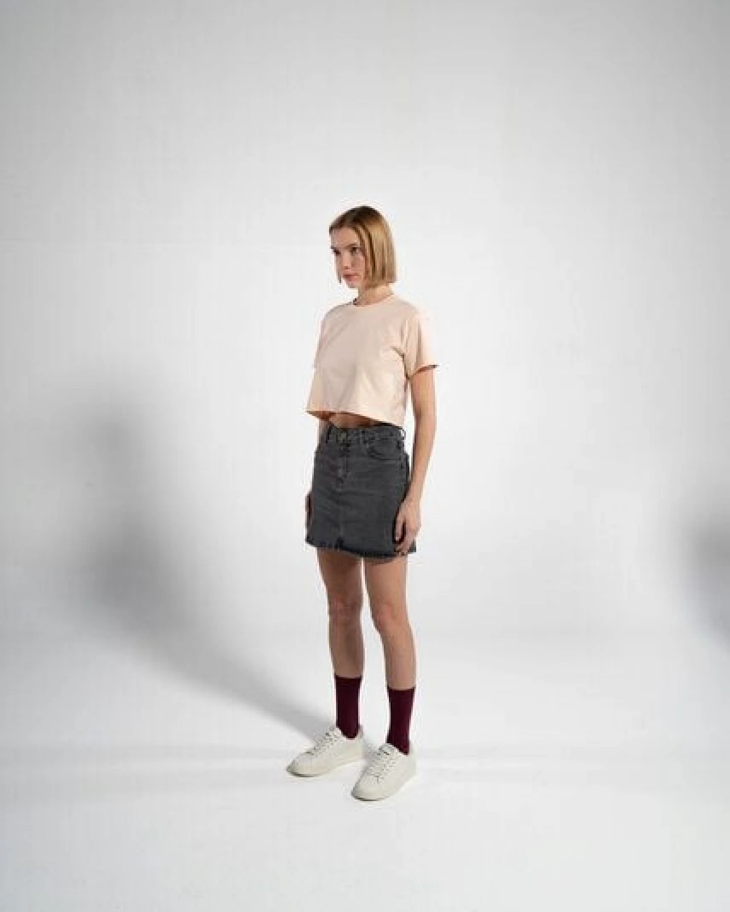 GORG Damen Cropped-T-Shirt aus Bio-Baumwolle – Ansicht 4