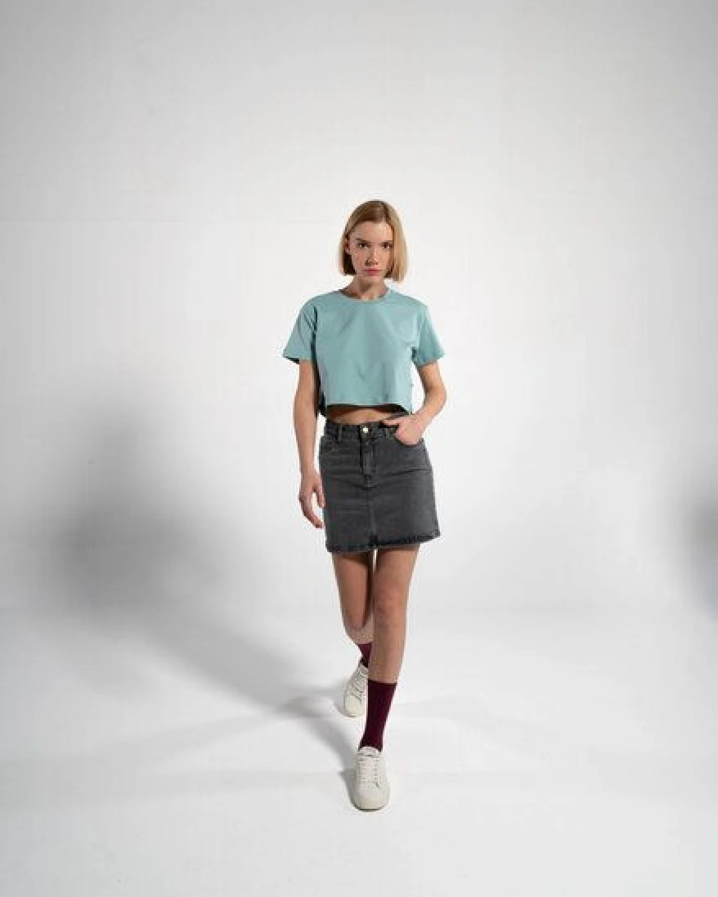 GORG Damen Cropped-T-Shirt aus Bio-Baumwolle – Ansicht 4