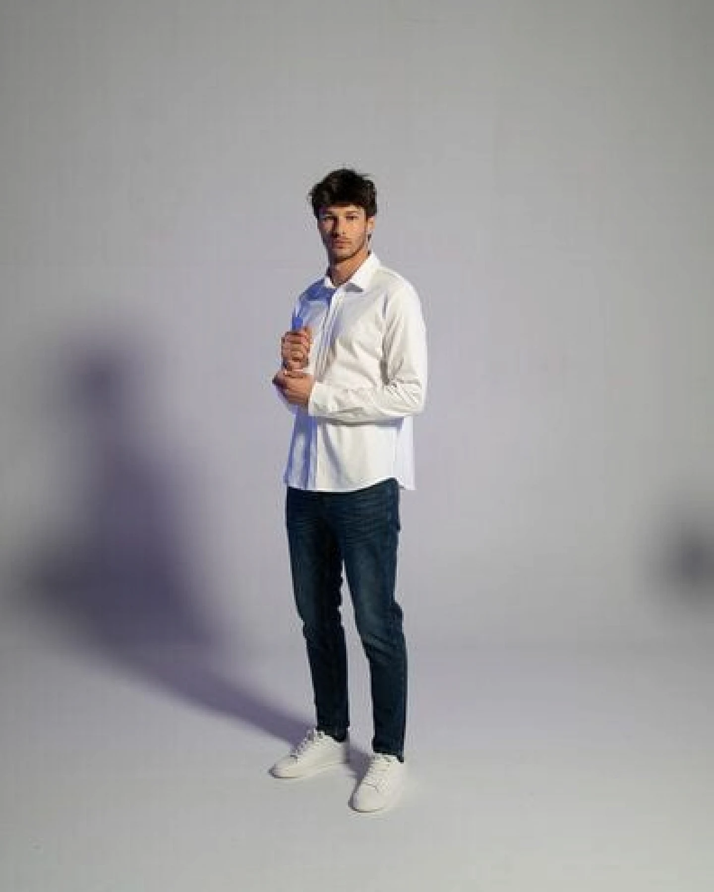 GORG Herren Piqué-Langarmhemd aus Bio-Baumwolle – Ansicht 4