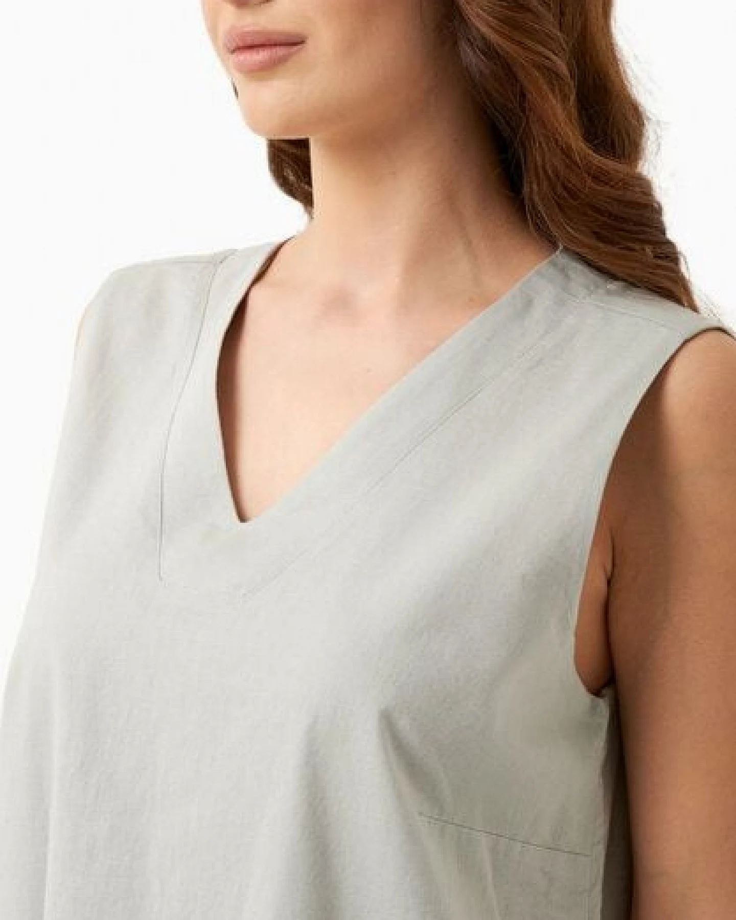 ORGANICATION Kleid aus Bio-Baumwolle und Leinen – Ansicht 4