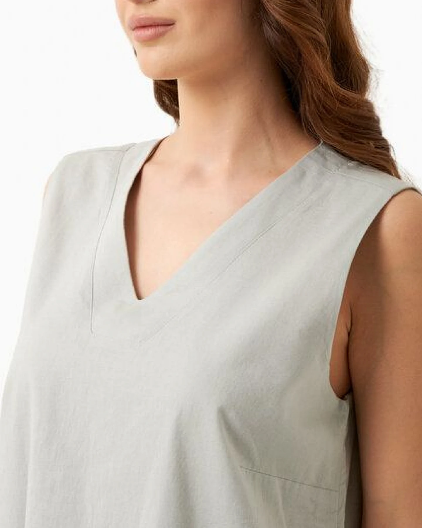 ORGANICATION Kleid aus Bio-Baumwolle und Leinen – Ansicht 4