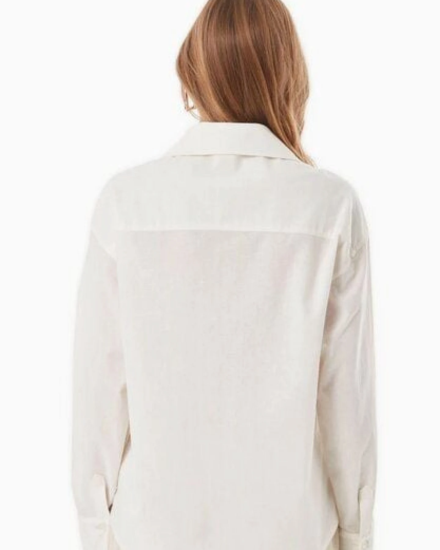 ORGANICATION Bluse aus Bio-Baumwolle und Leinen mit Bestickung – Ansicht 4