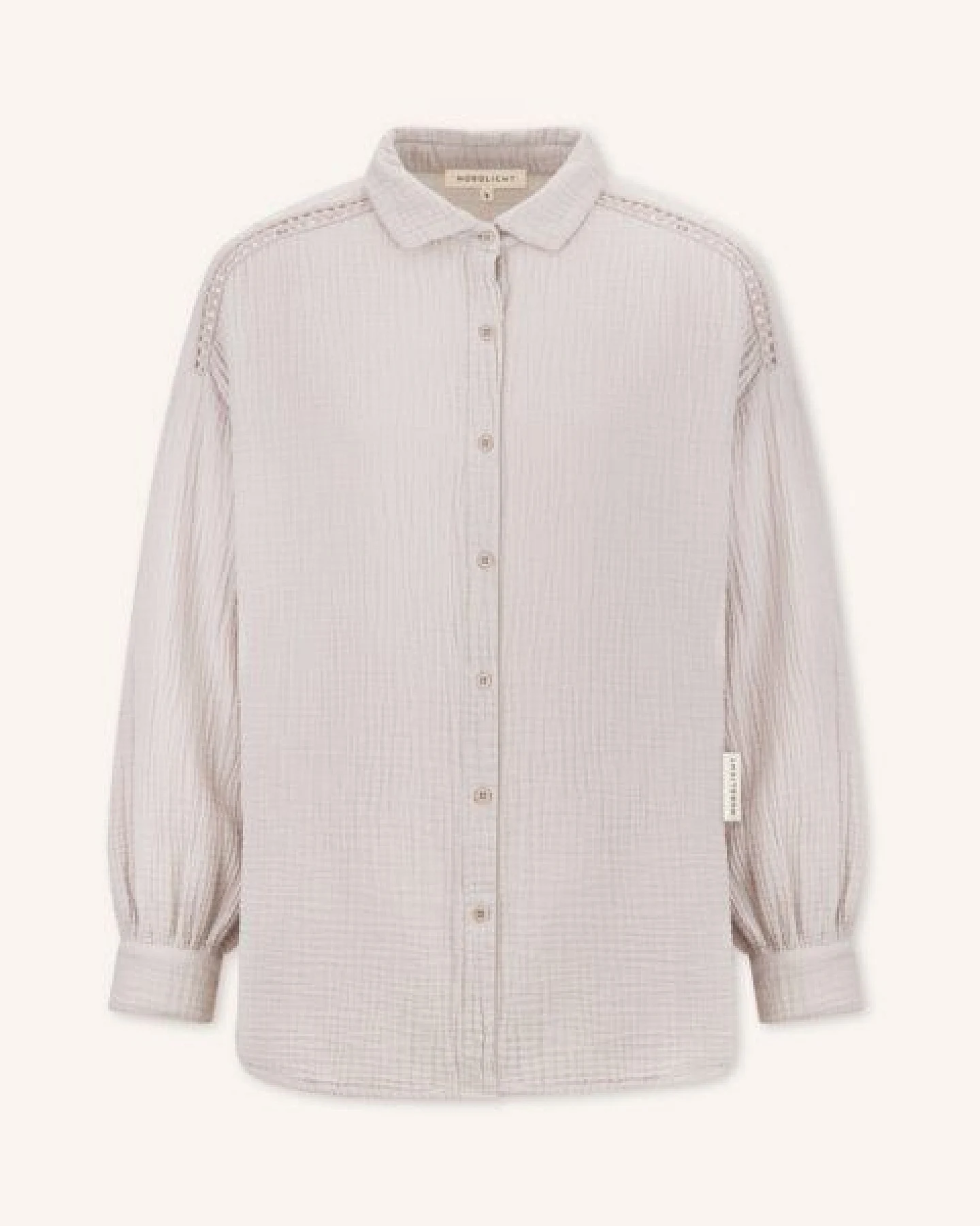 NORDLICHT Oversize Musselin Bluse Mia aus 100% Bio-Baumwolle – Ansicht 2