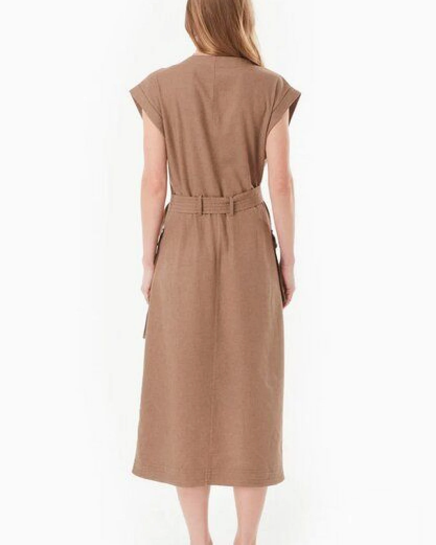 ORGANICATION Kleid aus LENZING ECOVERO und Leinen – Ansicht 3