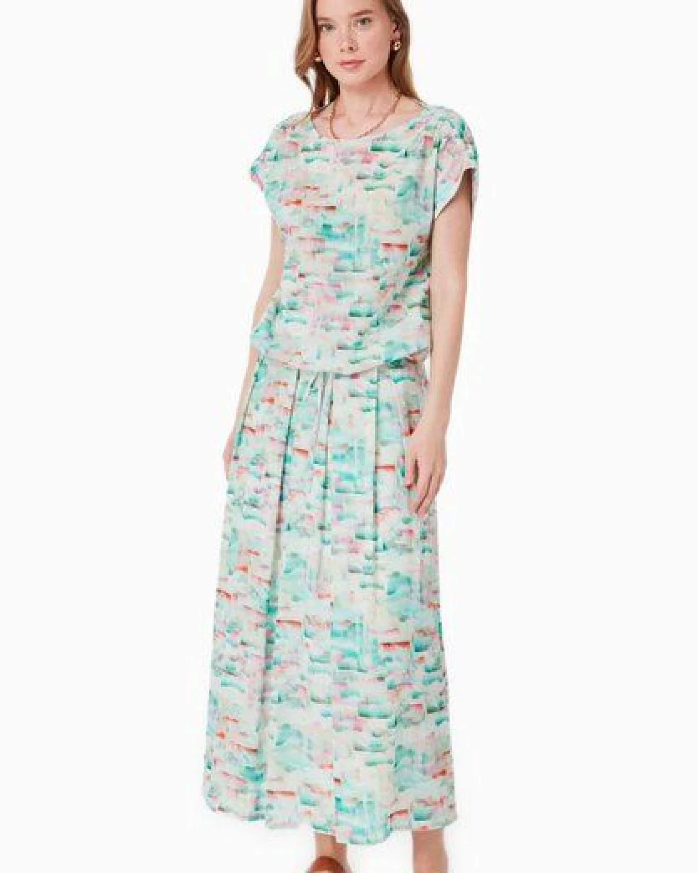 ORGANICATION Bluse aus Bio-Baumwoll-Crinkle Voile – Ansicht 2