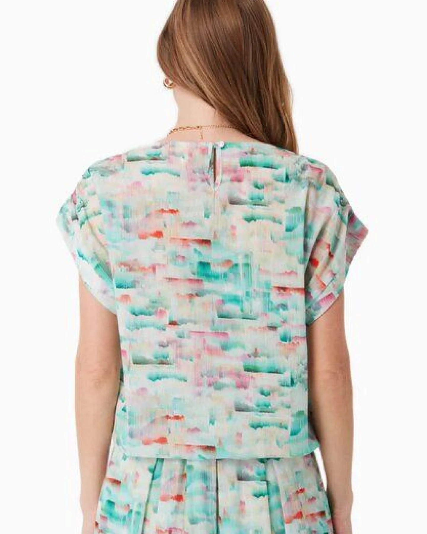 ORGANICATION Bluse aus Bio-Baumwoll-Crinkle Voile – Ansicht 4