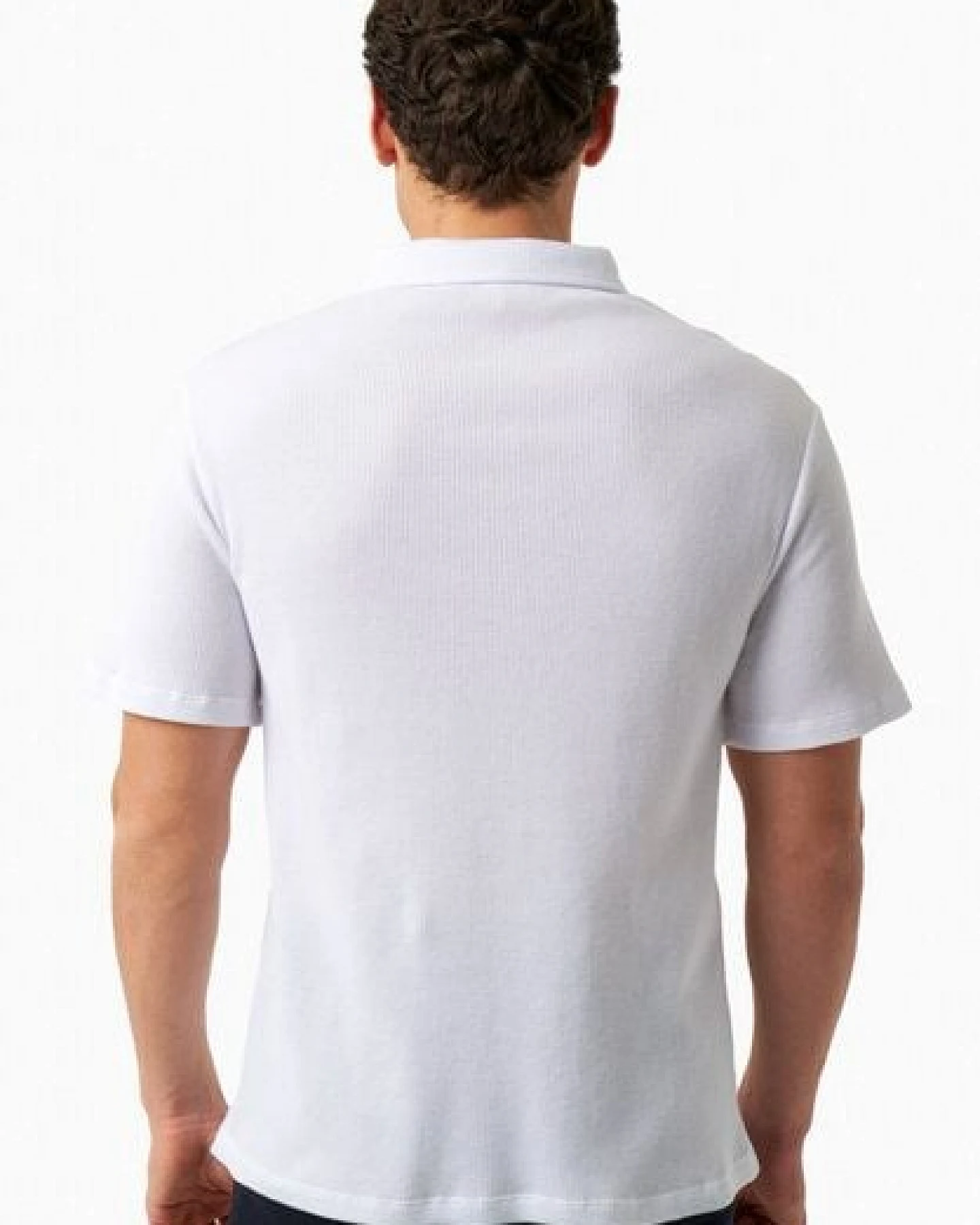 ORGANICATION Poloshirt aus Bio-Baumwolle mit Waffelstruktur – Ansicht 4