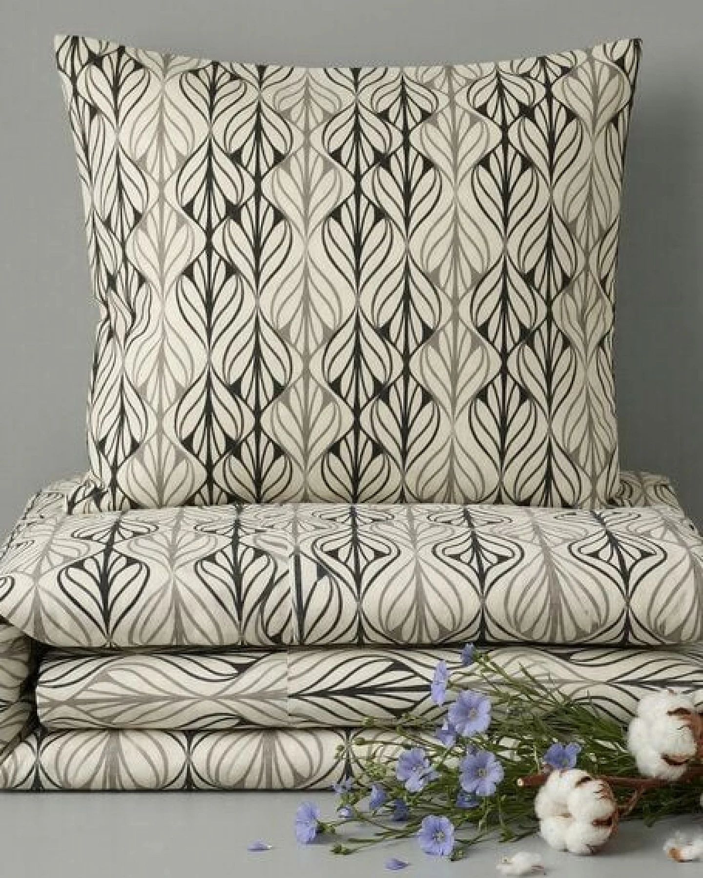 Nature by Adam Bettwäsche 2tlg aus Leinen und Bio-Baumwolle - Made in Germany - Wave – Ansicht 3