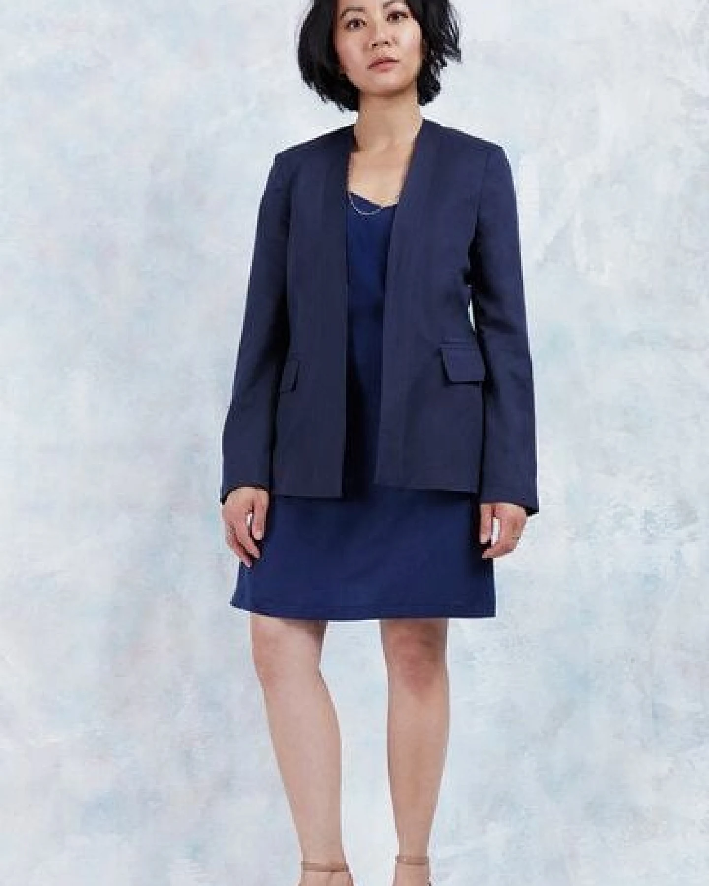 l'amour est bleu Minimalistischer Blazer – Ansicht 2