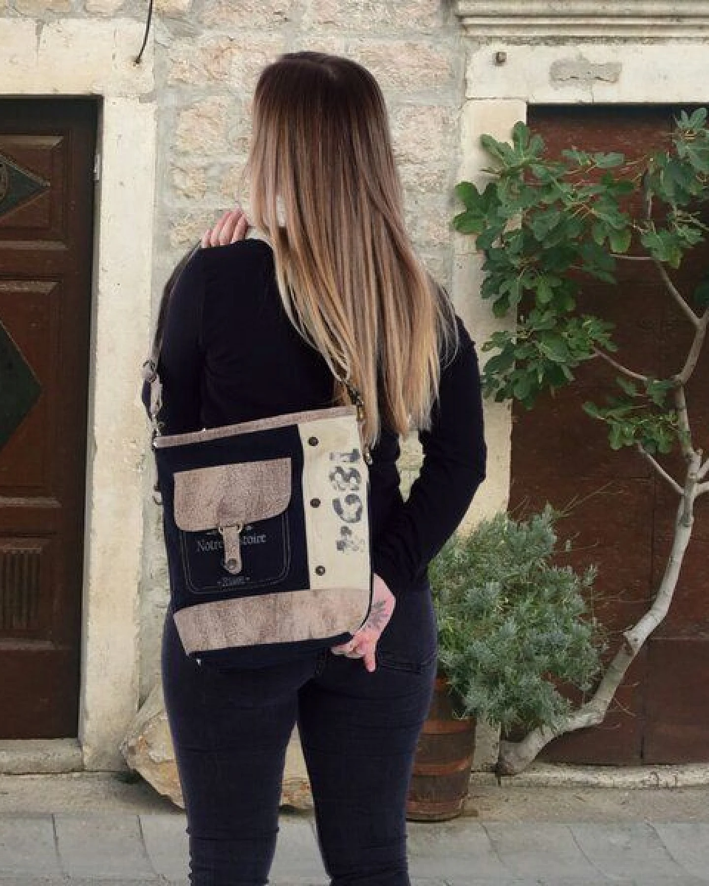 Sunsa Vintage Umhängetasche Canvas Schultertasche Damen Tasche – Ansicht 2