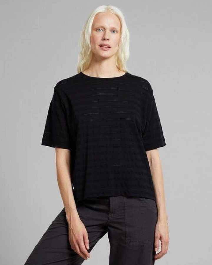DEDICATED T-Shirt Vadstena Lace - Black