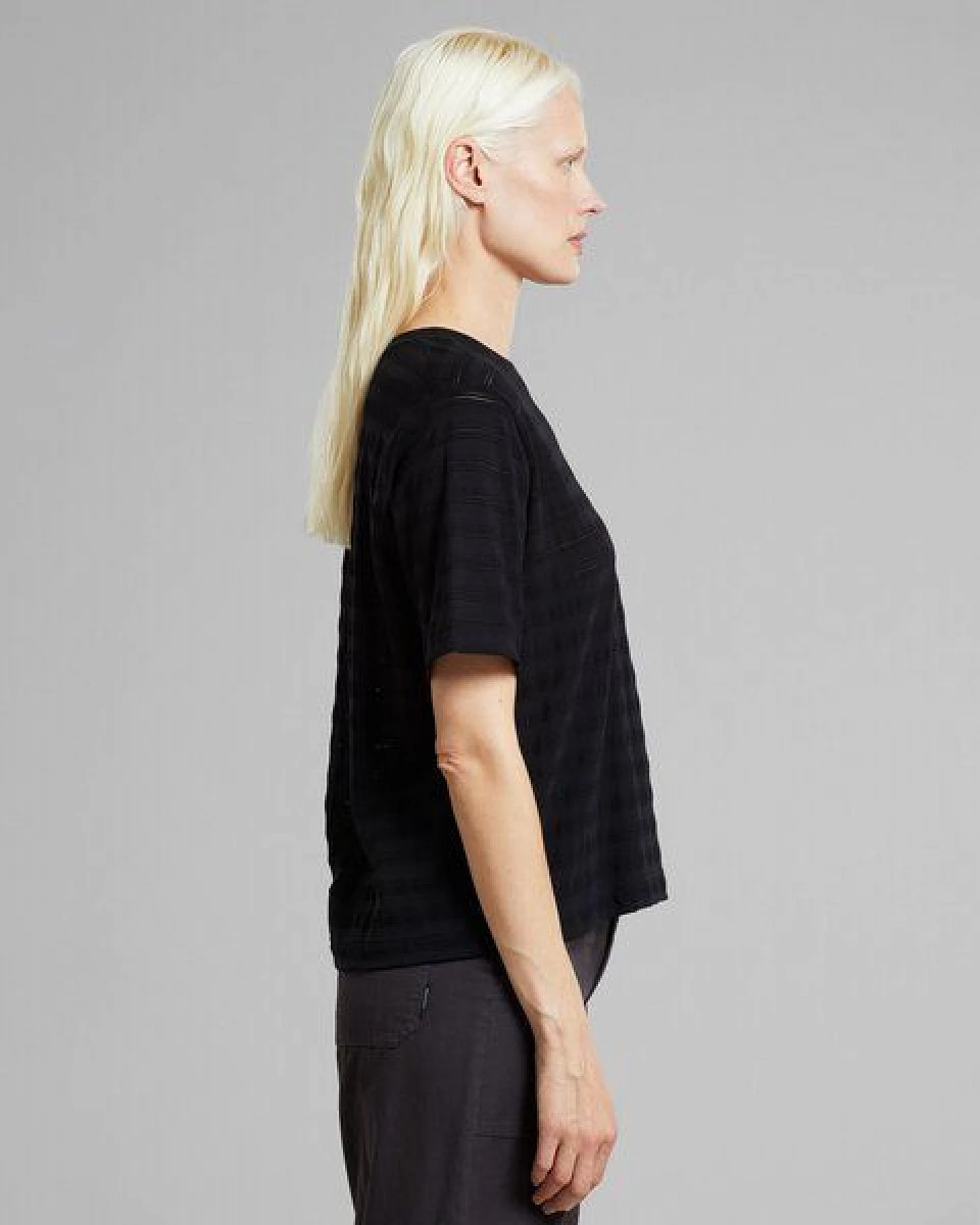 DEDICATED T-Shirt Vadstena Lace - Black – Ansicht 2