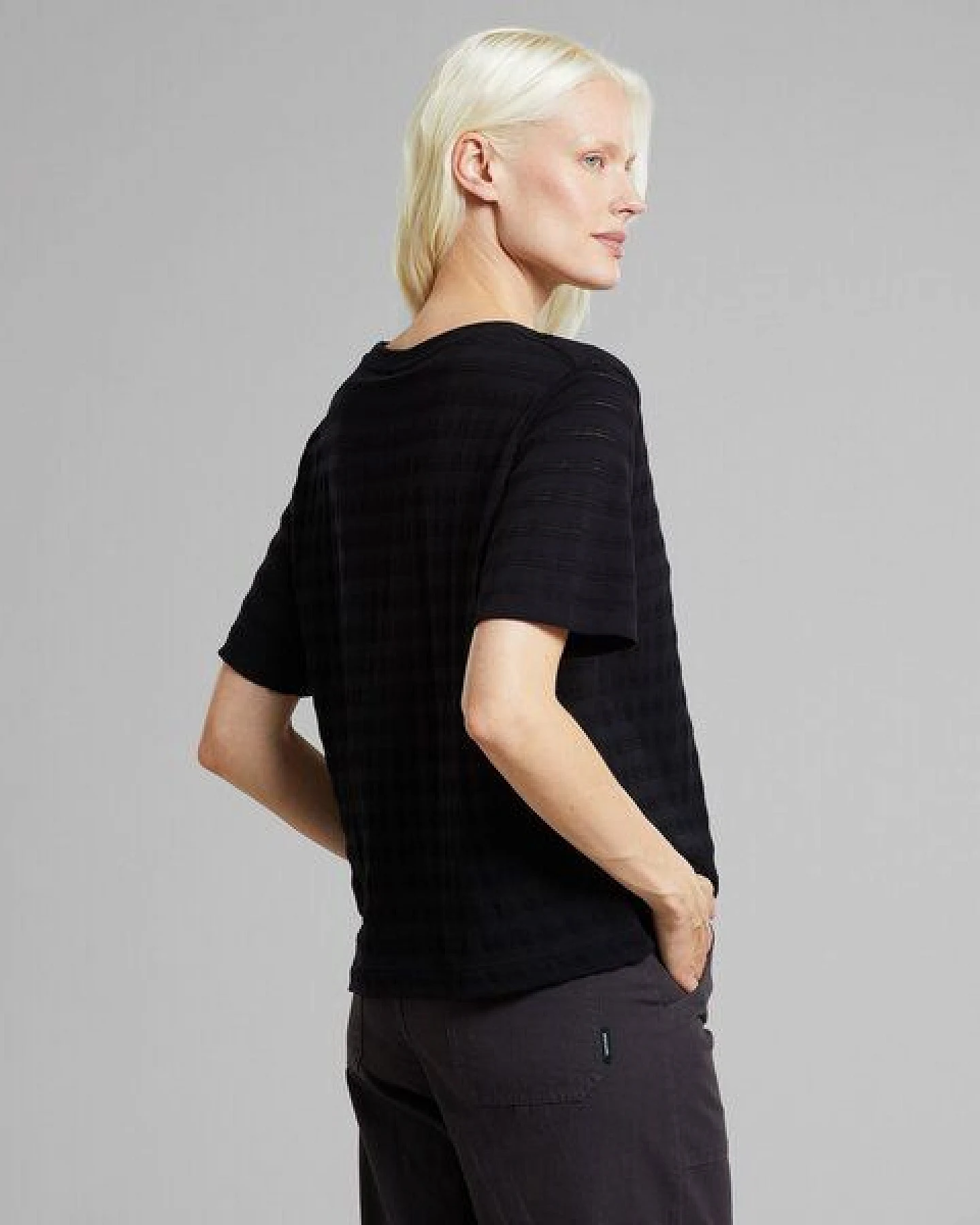 DEDICATED T-Shirt Vadstena Lace - Black – Ansicht 3