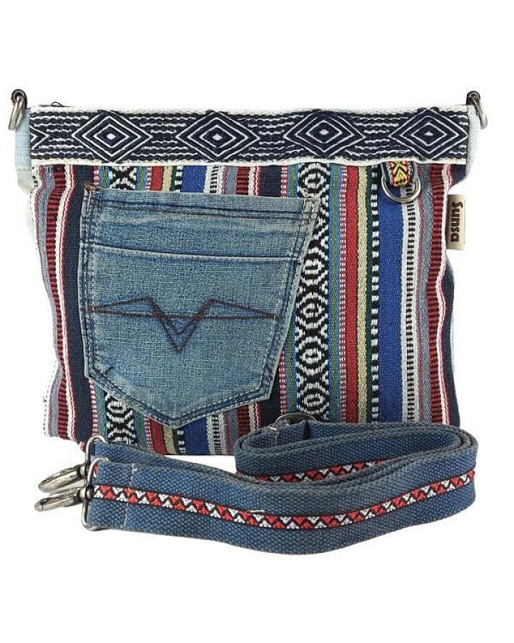 Sunsa Canvas Tasche Umhängetasche Schultertaschen Jeanstasche Crossbody
