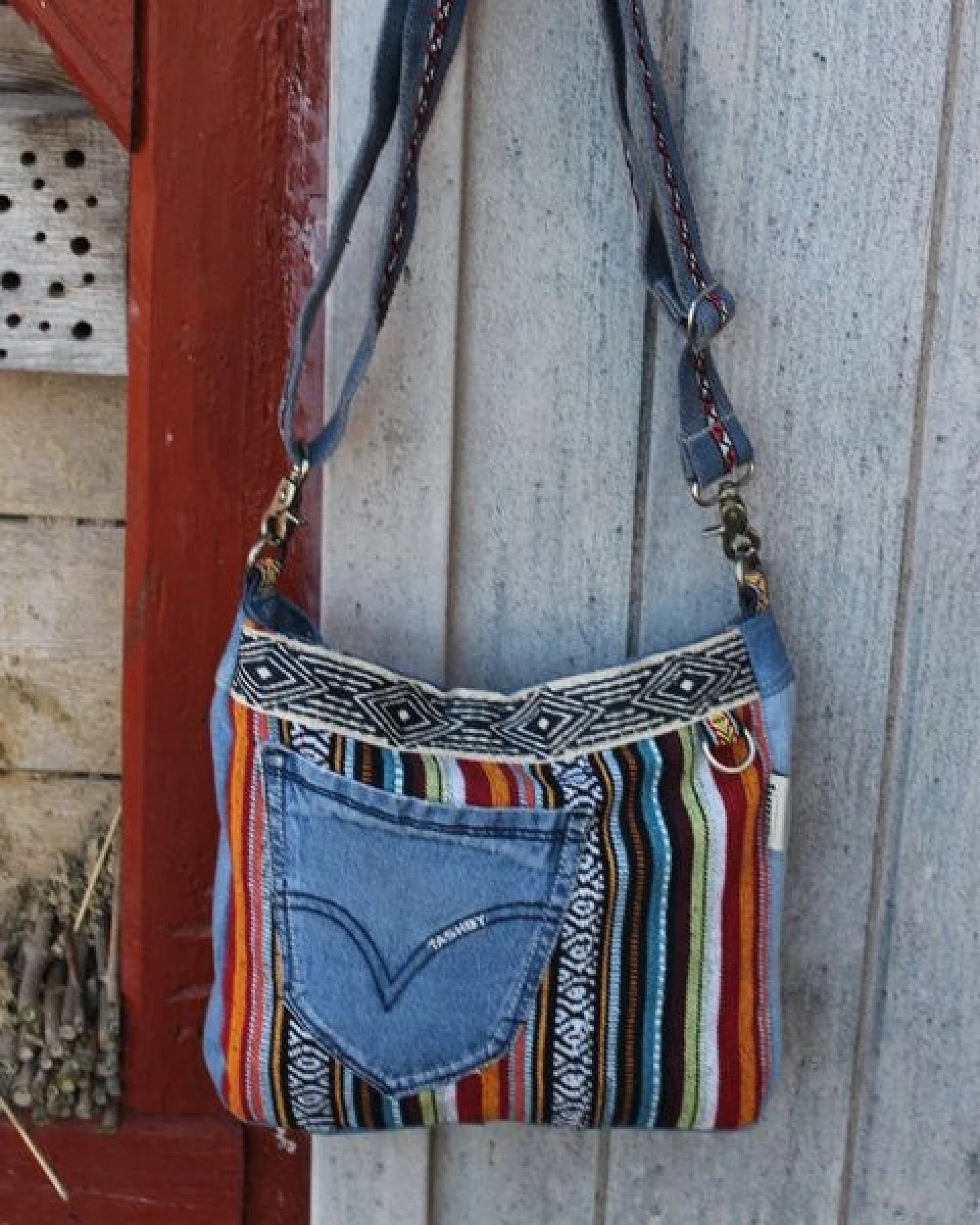 Sunsa Canvas Tasche Umhängetasche Schultertaschen Jeanstasche Crossbody – Ansicht 4