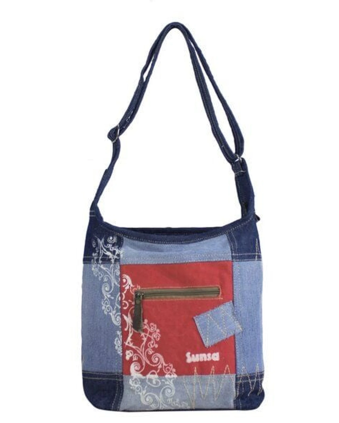 Sunsa Damen Hobo Tasche Jeans Umhängetasche Nachhaltiger Damentasche – Ansicht 3