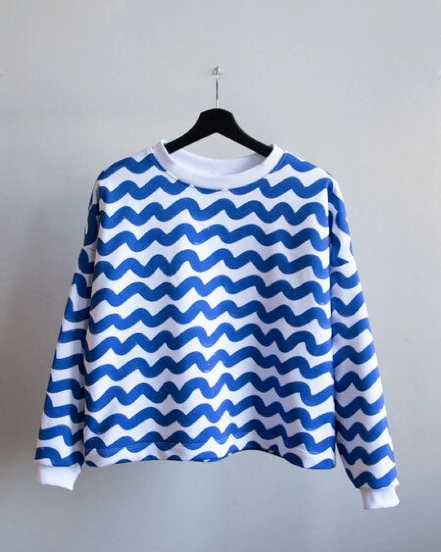 Ecostories Oversized Sweatshirt Welle – Ansicht 2
