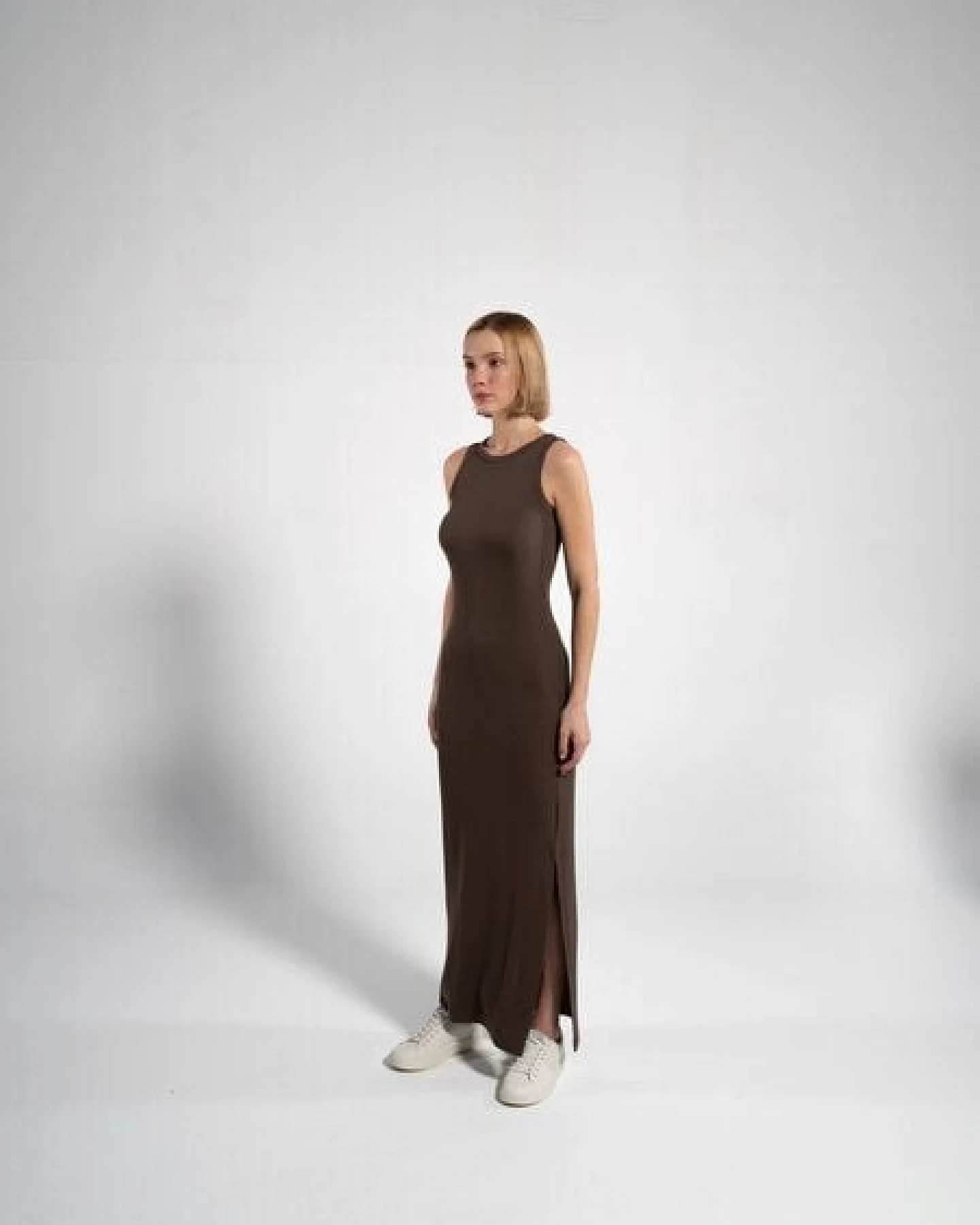GORG Ärmelloses Maxikleid aus TENCEL Modal – Ansicht 4