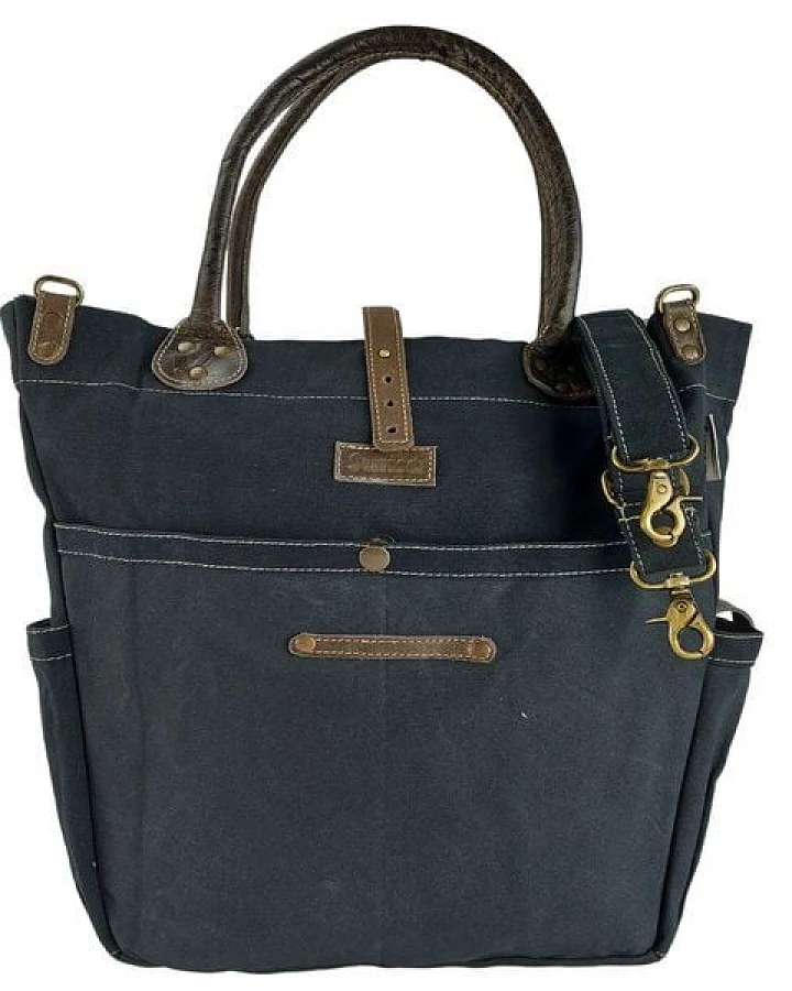 Sunsa Shopper Große Schultertasche Handtasche mit Leder Henkel