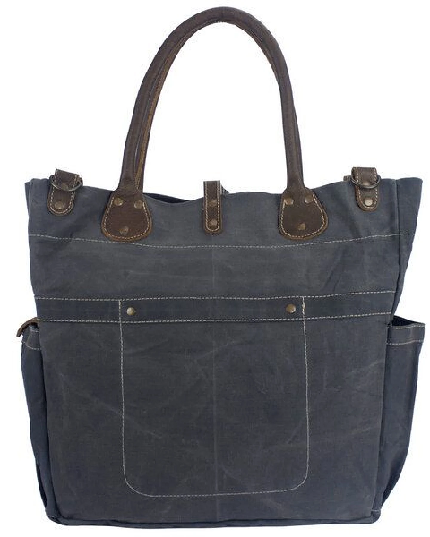 Sunsa Shopper Große Schultertasche Handtasche mit Leder Henkel – Ansicht 3