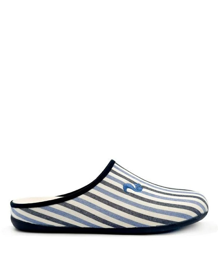 Veganer "thies 1856 ® Eco Pyjama Slipper" aus rec. Baumwolle