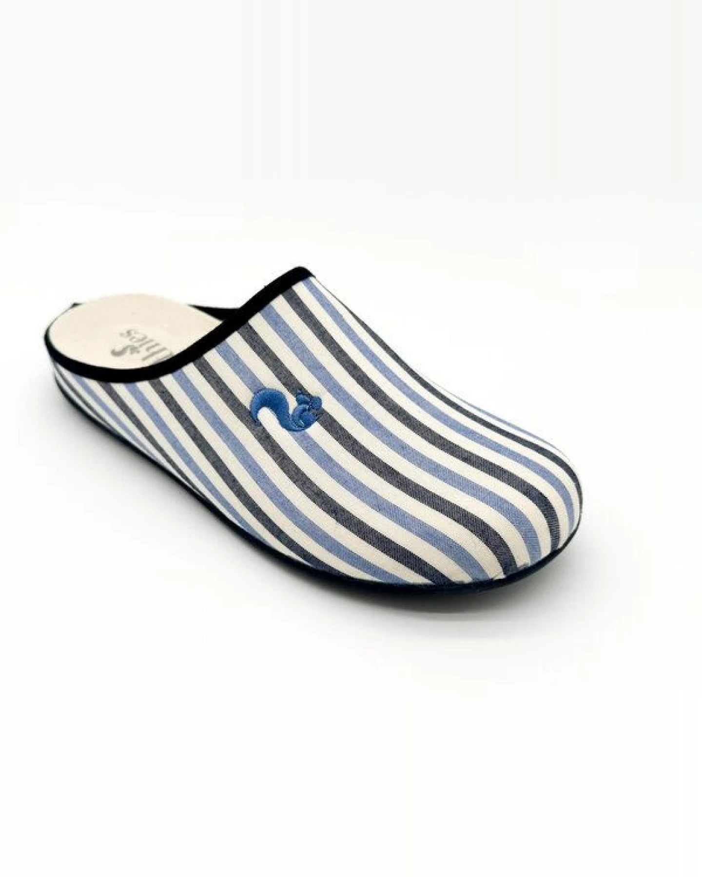 Veganer "thies 1856 ® Eco Pyjama Slipper" aus rec. Baumwolle – Ansicht 3