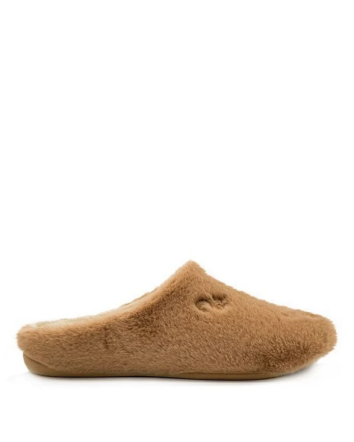 Hausschuh "thies ® Rec Fluffy Slipper" aus rec. Fell