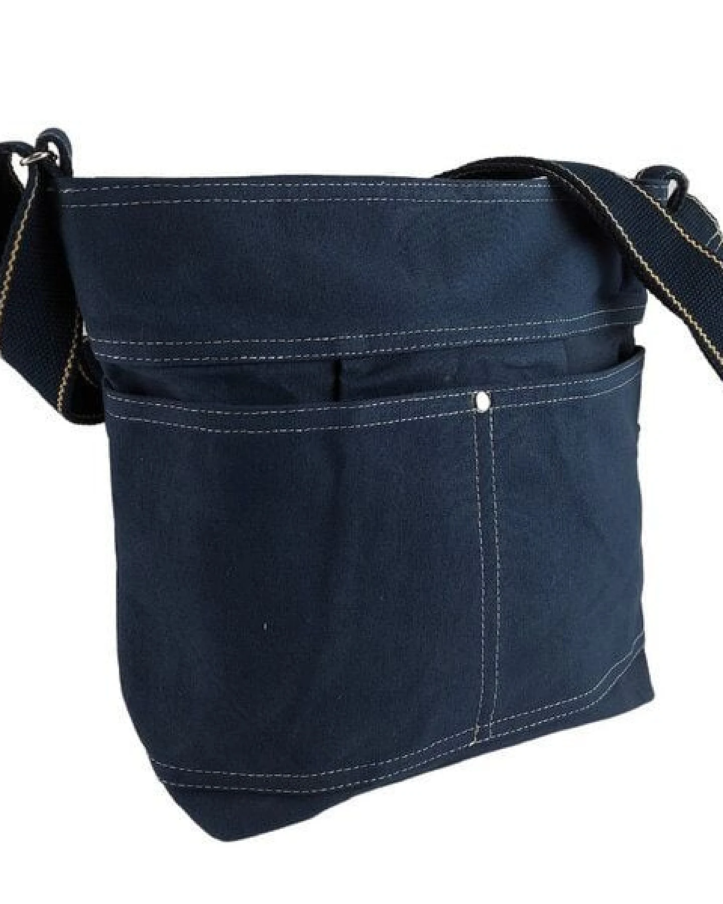 Domelo gewachste Canvas Umhängetasche. Damen wasserabweisende blaue Hobo Tasche – Ansicht 4