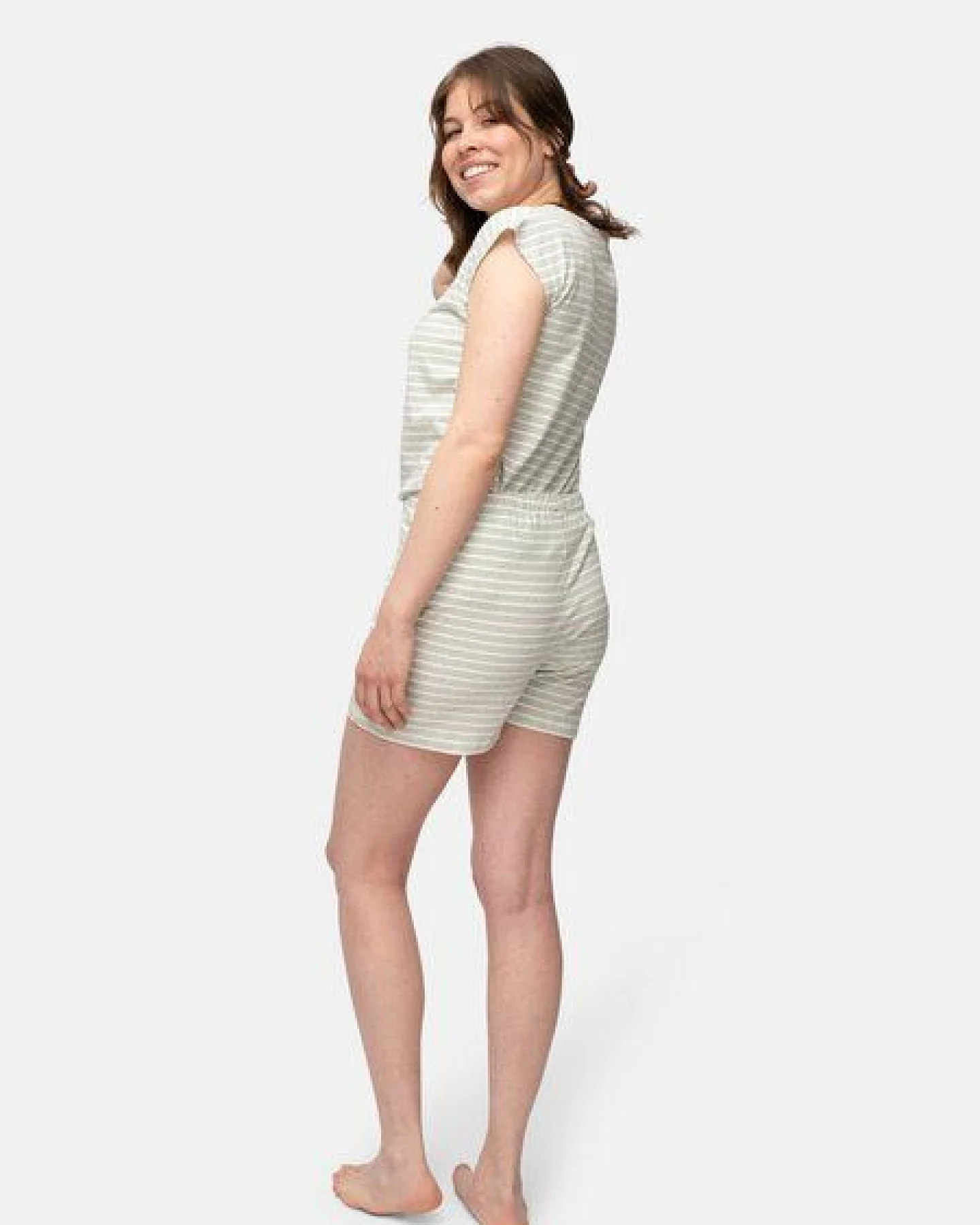greenjama Short mit Leinen-Anteil, GOTS-zertifiziert – Ansicht 4