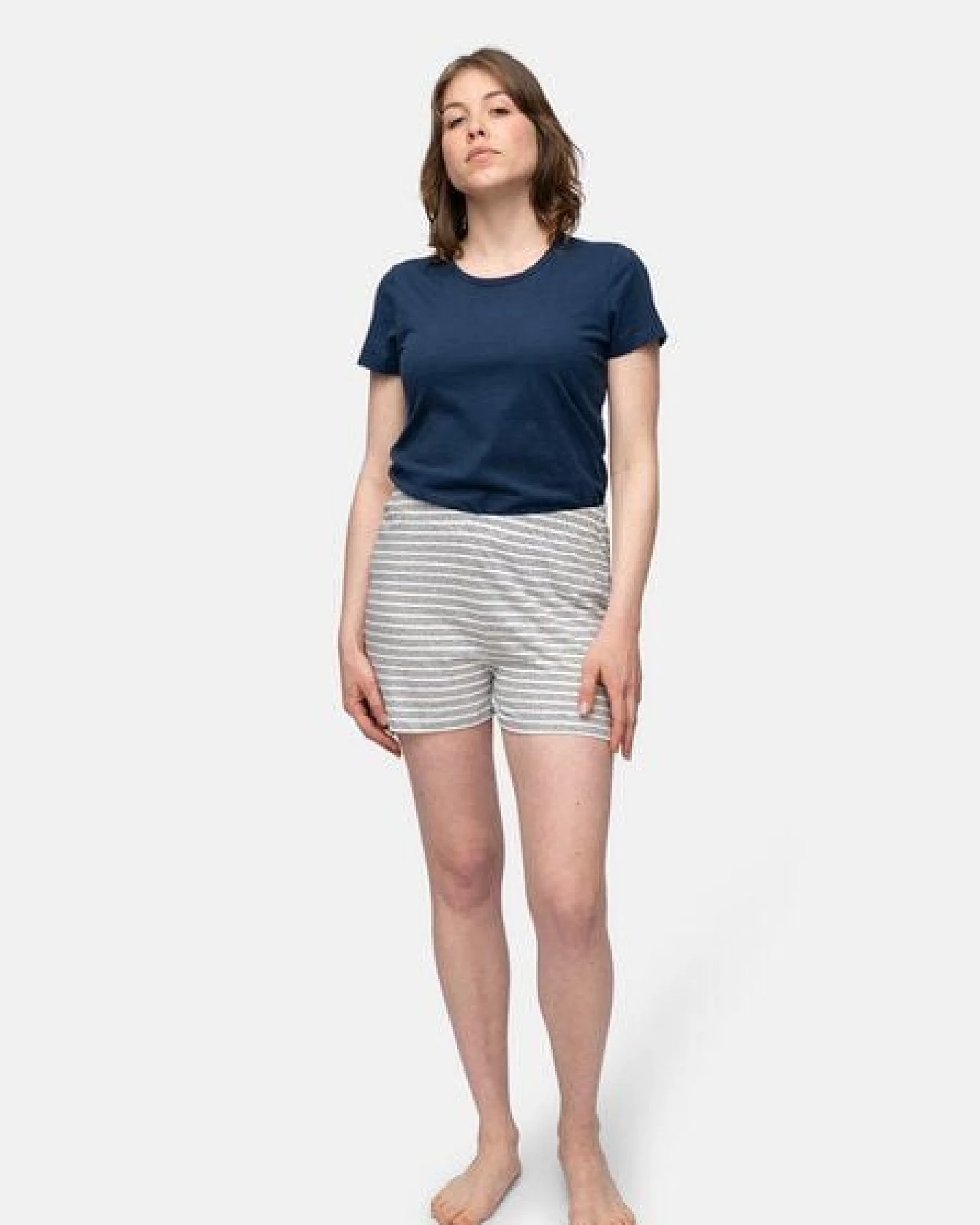 greenjama Short mit Leinen-Anteil, GOTS-zertifiziert – Ansicht 2