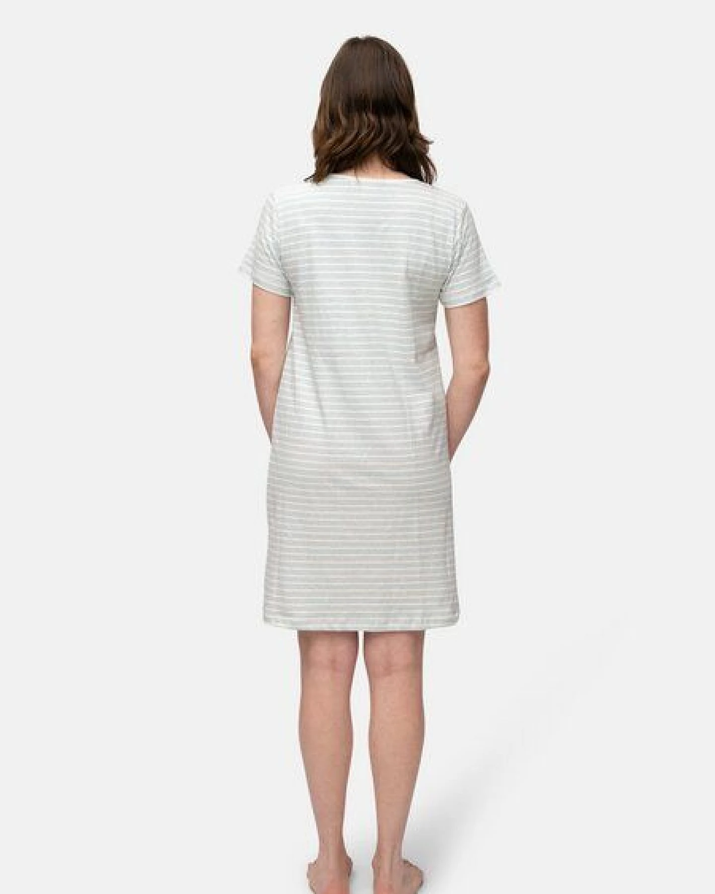 greenjama Sleepshirt mit Leinen-Anteil, GOTS-zertifiziert – Ansicht 4