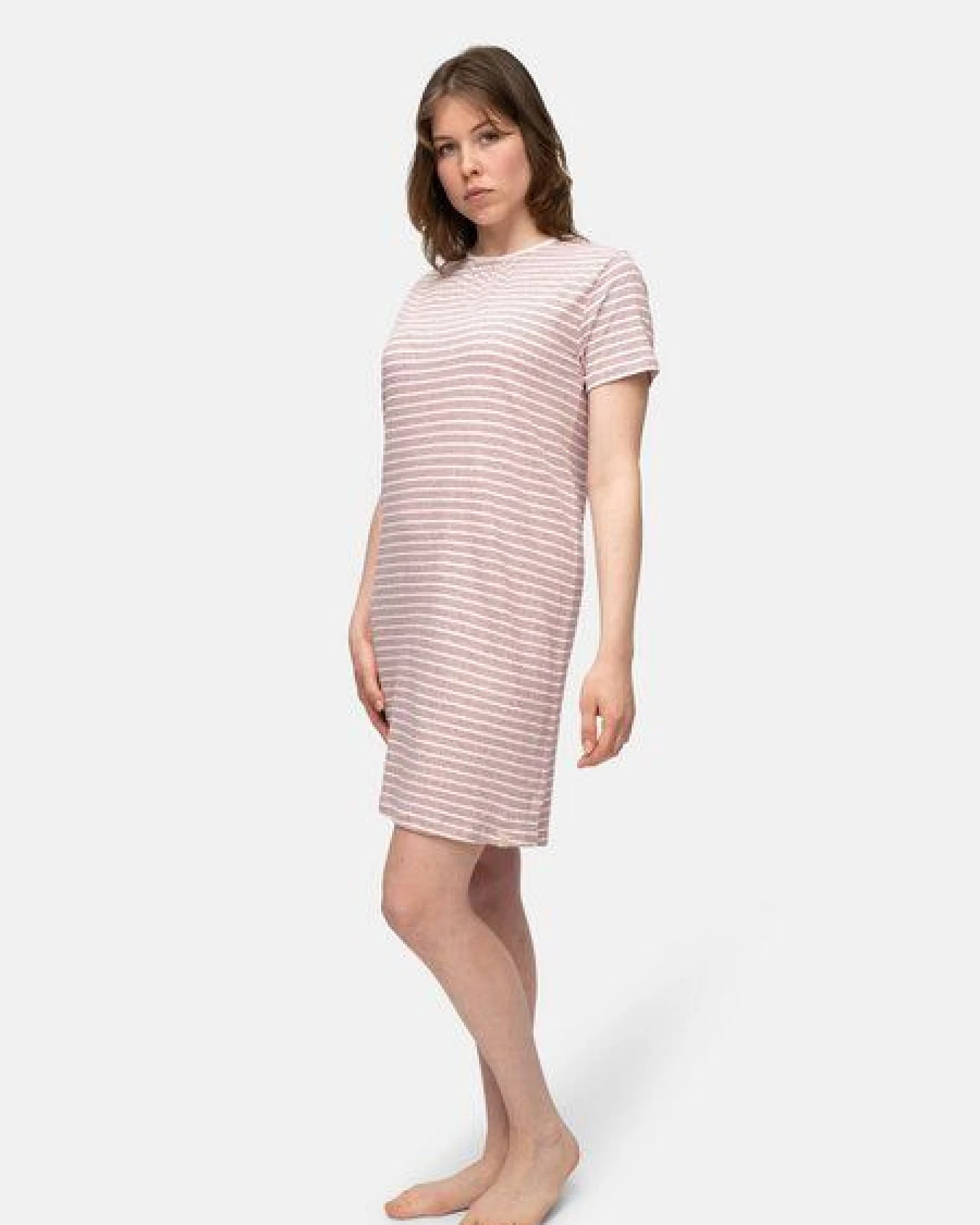 greenjama Sleepshirt mit Leinen-Anteil, GOTS-zertifiziert – Ansicht 3