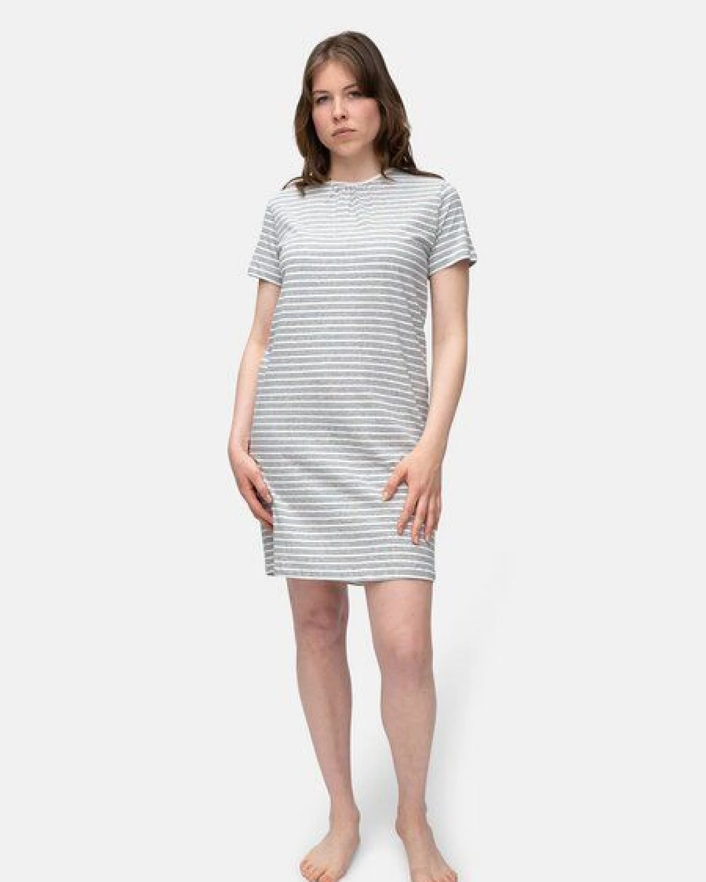 greenjama Sleepshirt mit Leinen-Anteil, GOTS-zertifiziert – Ansicht 2