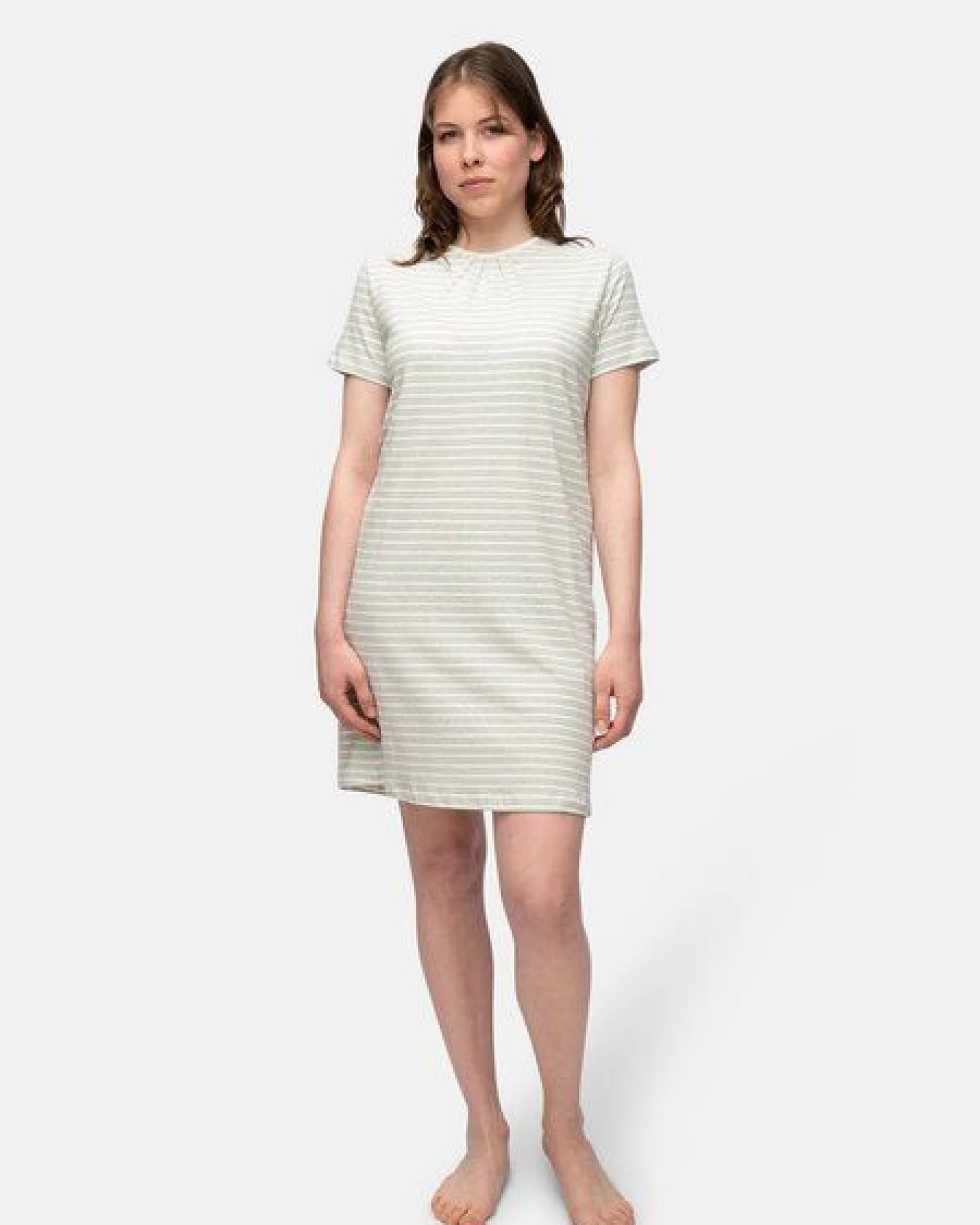 greenjama Sleepshirt mit Leinen-Anteil, GOTS-zertifiziert – Ansicht 2