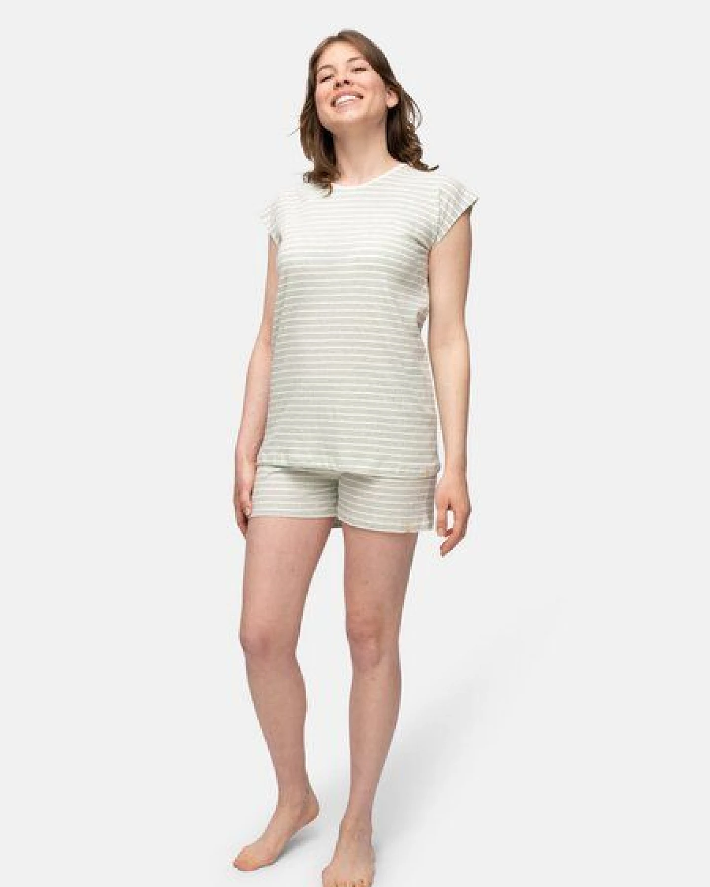 greenjama T-Shirt mit Leinen-Anteil, GOTS-zertifiziert – Ansicht 2