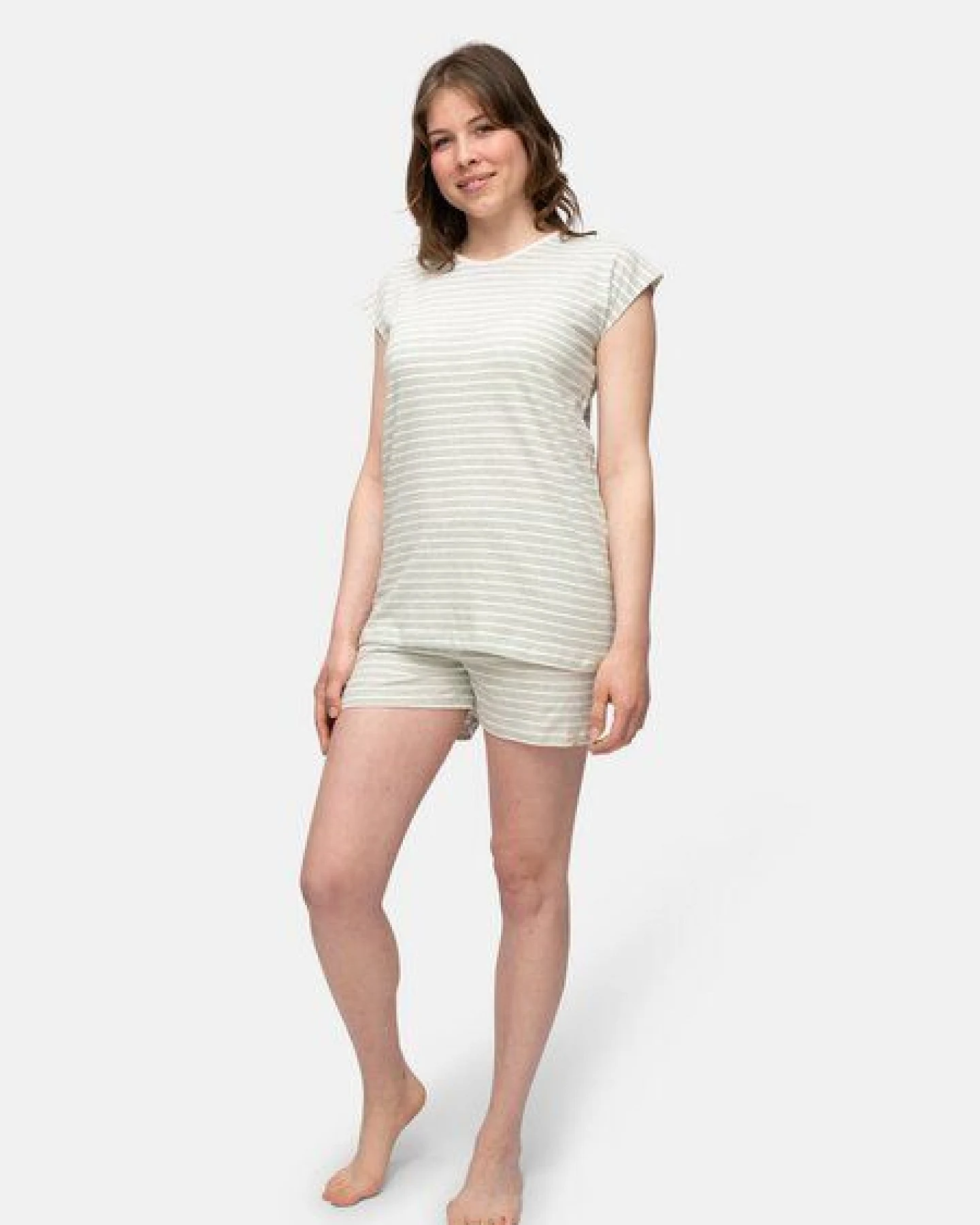 greenjama T-Shirt mit Leinen-Anteil, GOTS-zertifiziert – Ansicht 3