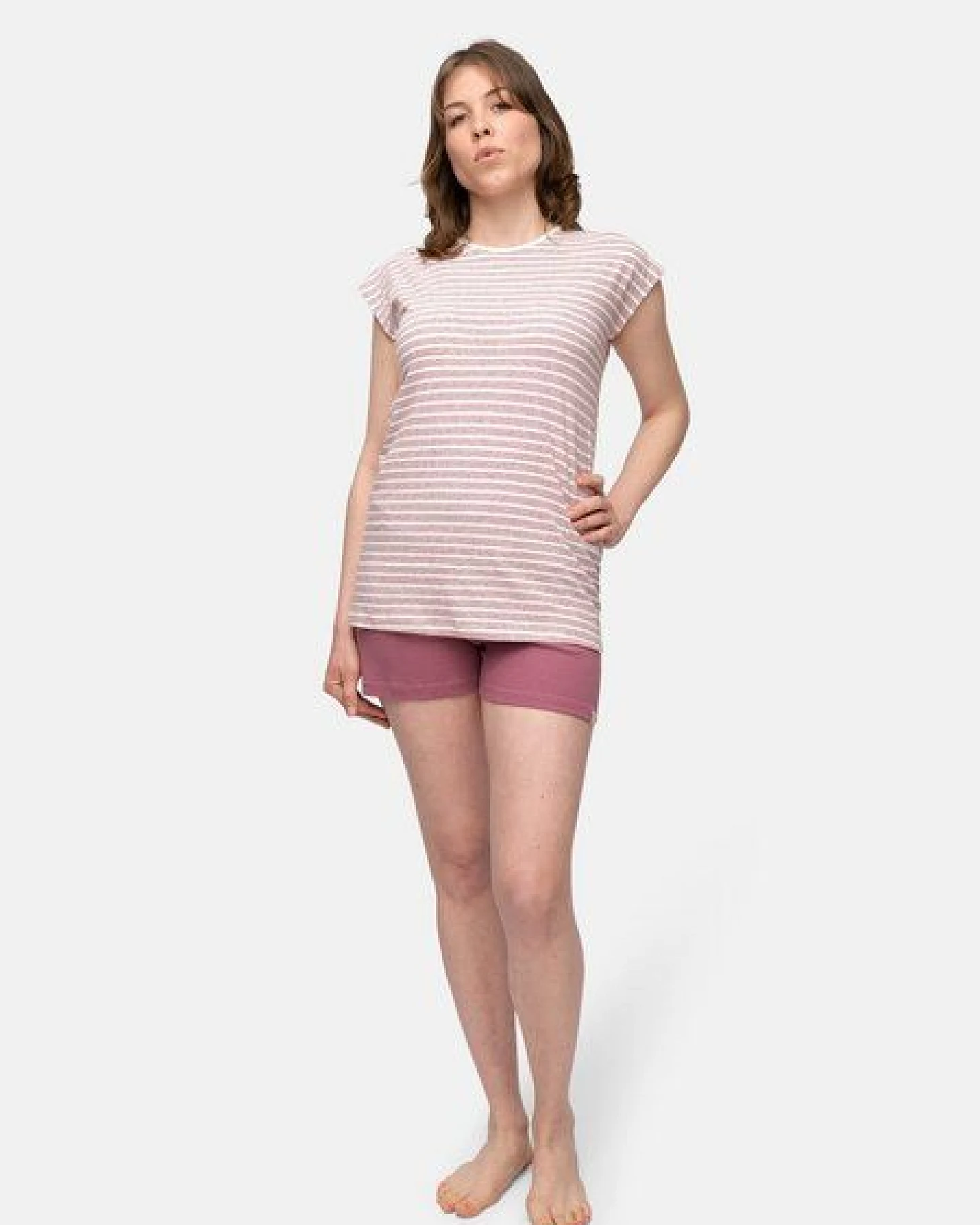 greenjama T-Shirt mit Leinen-Anteil, GOTS-zertifiziert – Ansicht 2