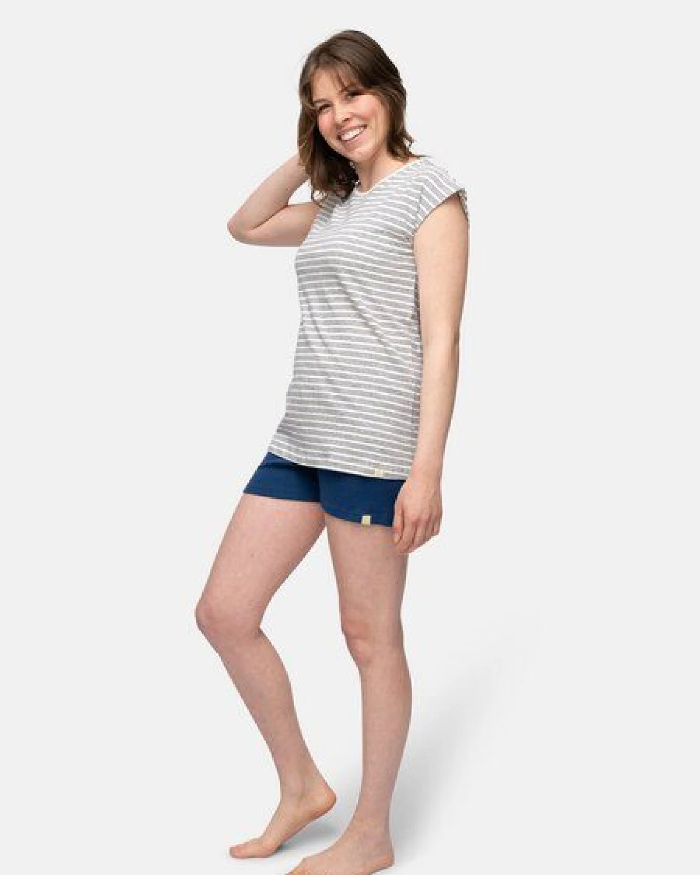 greenjama T-Shirt mit Leinen-Anteil, GOTS-zertifiziert – Ansicht 2