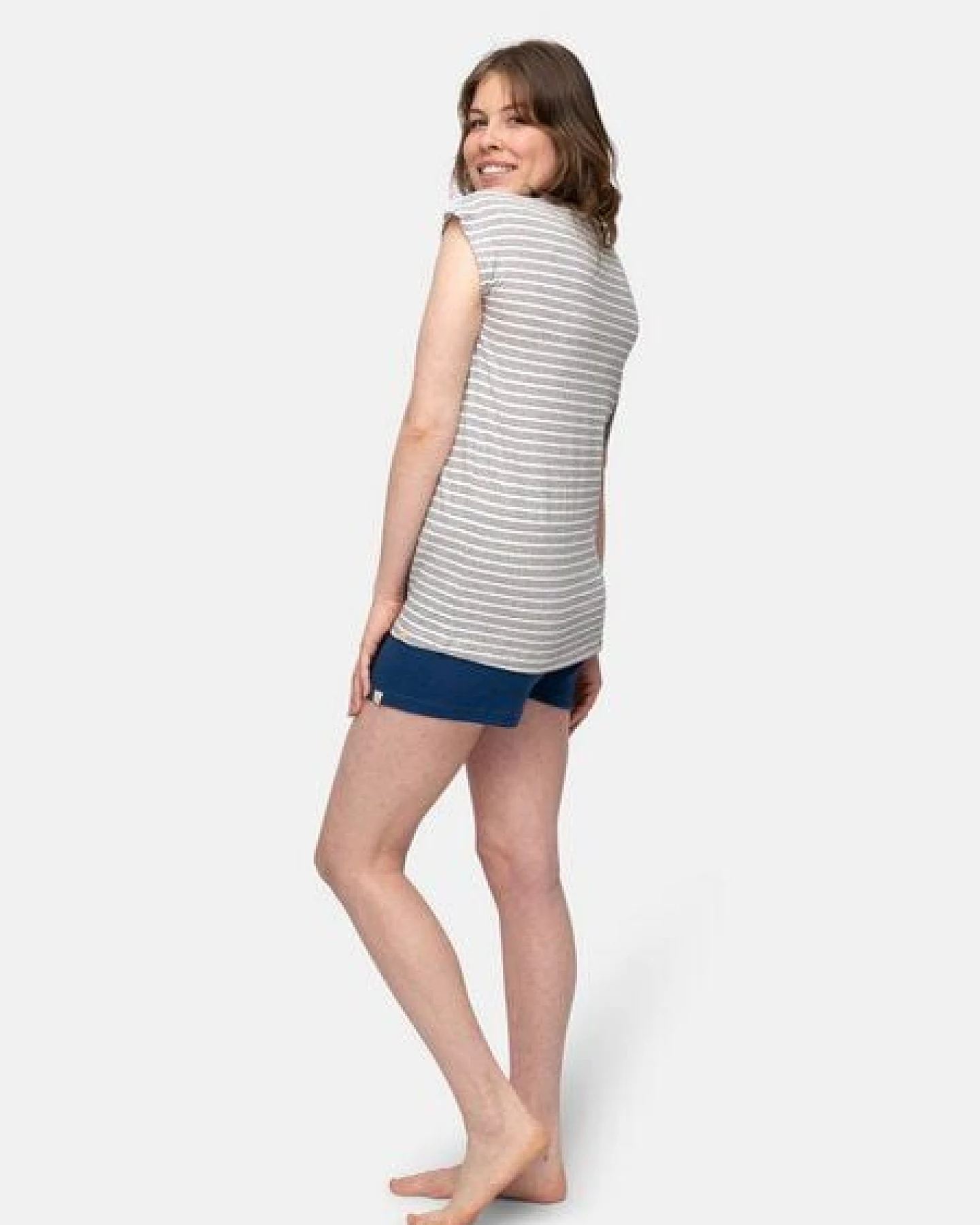 greenjama T-Shirt mit Leinen-Anteil, GOTS-zertifiziert – Ansicht 3