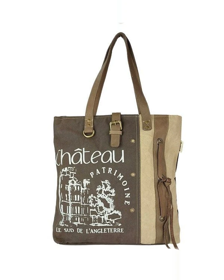 Sunsa Vintage Tasche Canvas Schultertasche große Shopper Damen Handtasche Einkaufstasche