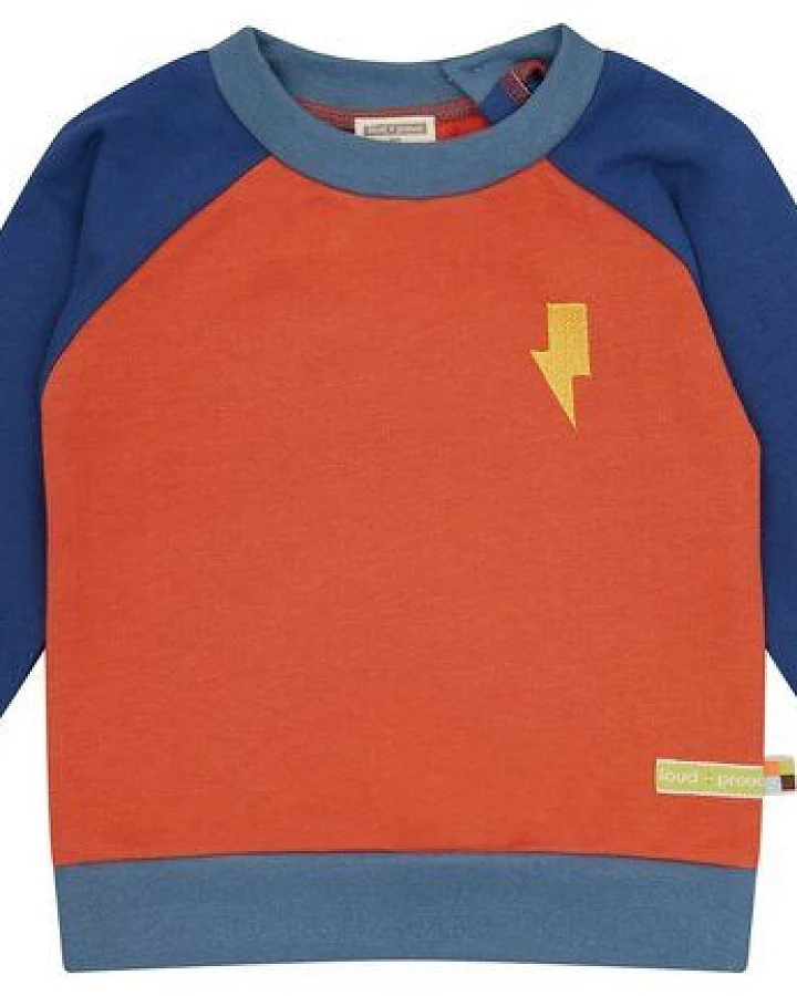 loud + proud Babys & Kinder Sweatshirt Colorblock, GOTS-zertifiziert