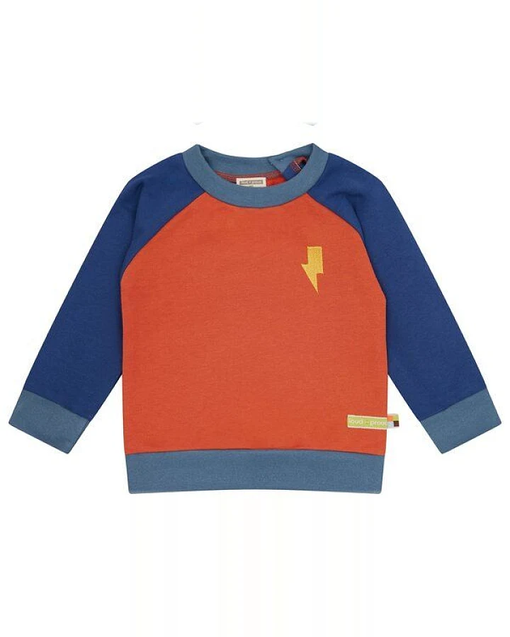 loud + proud Babys & Kinder Sweatshirt Colorblock, GOTS-zertifiziert