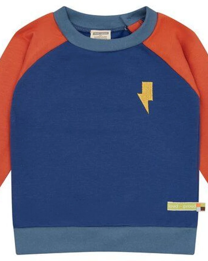 loud + proud Babys & Kinder Sweatshirt Colorblock, GOTS-zertifiziert