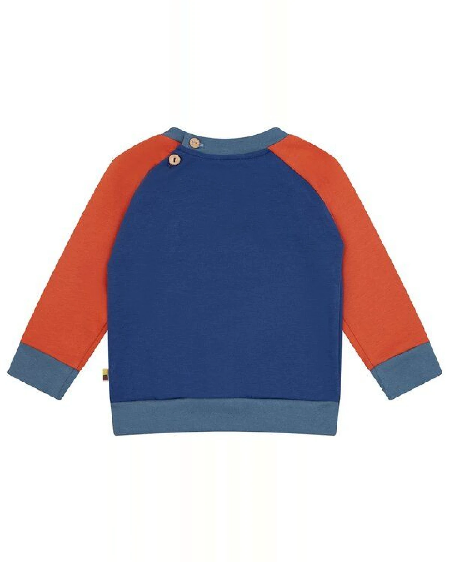 loud + proud Babys & Kinder Sweatshirt Colorblock, GOTS-zertifiziert – Ansicht 2
