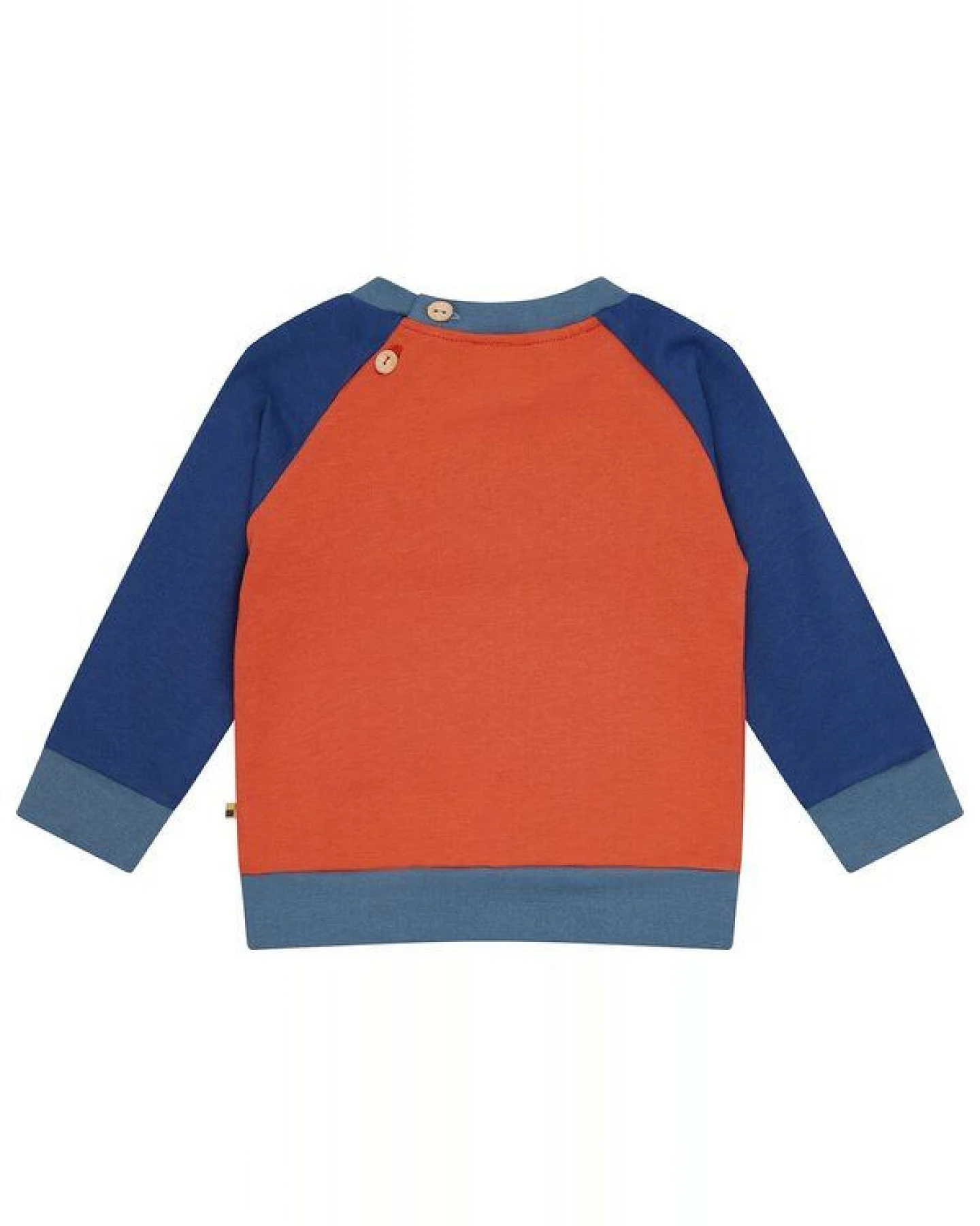 loud + proud Babys & Kinder Sweatshirt Colorblock, GOTS-zertifiziert – Ansicht 2
