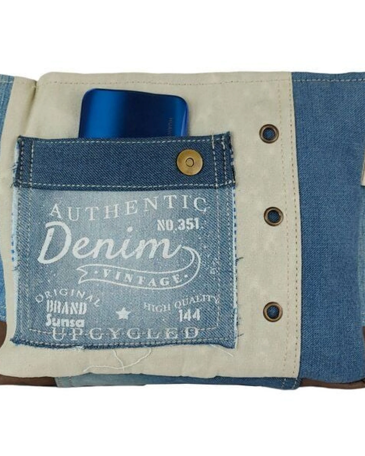 Sunsa Messenger Tasche Vintage Umhängetasche Canvas Schultertasche Mittelgroße Corssbody Bag – Ansicht 4