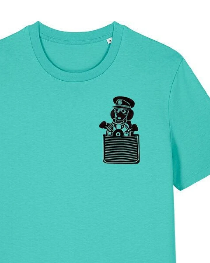 päfjes Dackel / Dackelkapitän Fair Wear Unisex BioT-Shirt