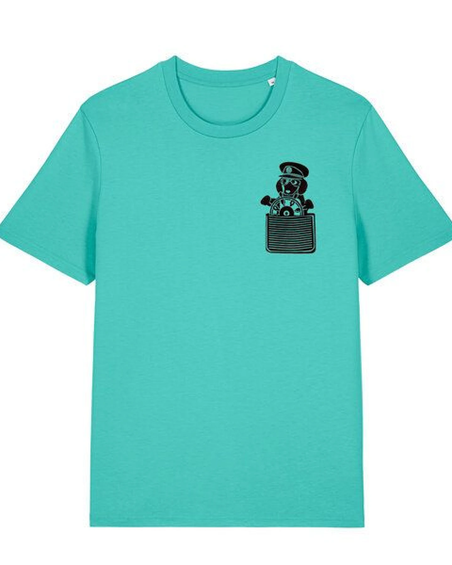 päfjes Dackel / Dackelkapitän Fair Wear Unisex BioT-Shirt – Ansicht 2