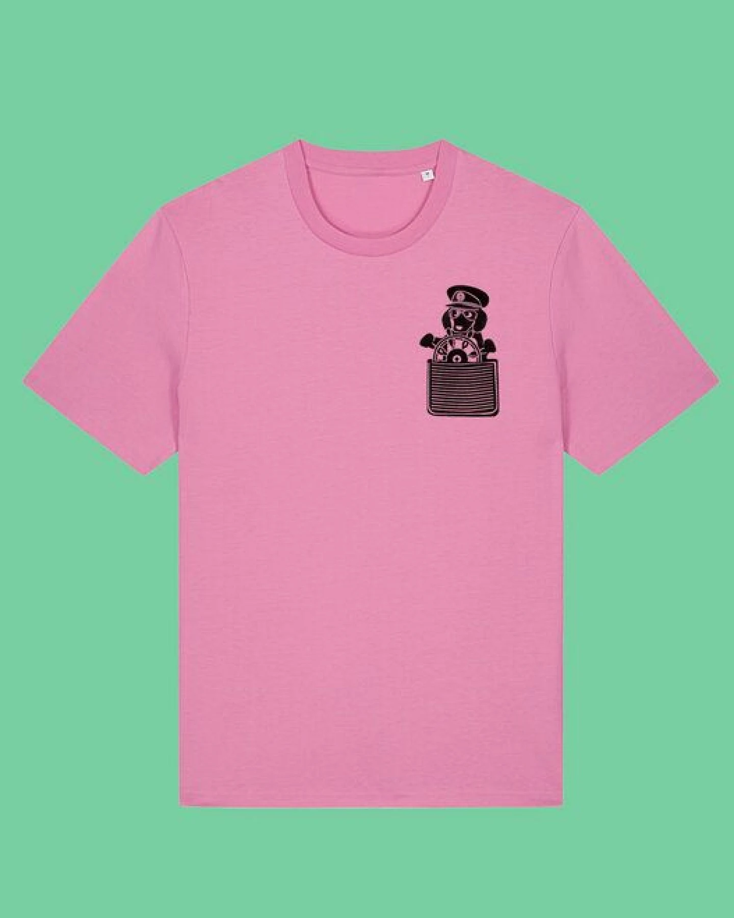 päfjes Dackel / Dackelkapitän Fair Wear Unisex BioT-Shirt – Ansicht 3