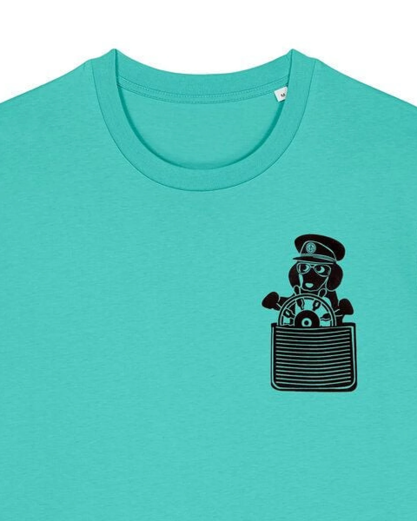 päfjes Dackel / Dackelkapitän Fair Wear Unisex BioT-Shirt – Ansicht 4